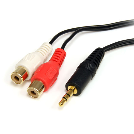 Startech.Com 6ft Stereo Audio Cable - 3.5mm Male to 2x RCA Female MU1MFRCA